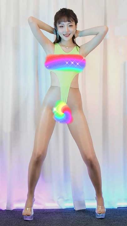 魔丽舞社 欣语（馨予） 丝袜长腿美女热舞 加密破解 1期 12部