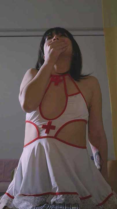 COS Janed_404 颜值韩妹，圣诞护士擦边2V【2.45G】